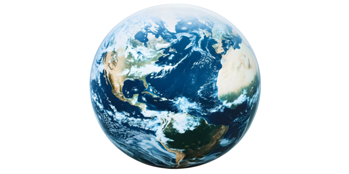 Pixelated Earth Illustration Background - Powered by Adobe