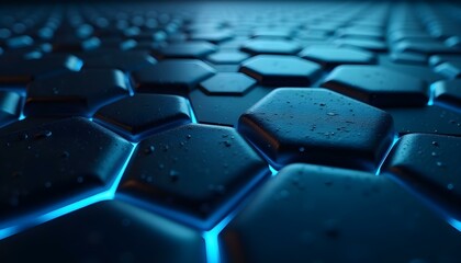 Obraz premium abstract blue background