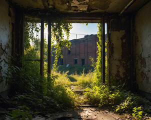Fototapeta premium old abandoned house