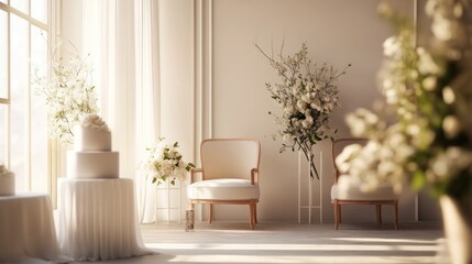 Elegant wedding reception interior (1)