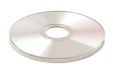 Realistic 3D Illustration Of A Compact Disc With Transparent Background