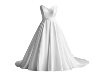 Elegant wedding dress design for bridal fashion events