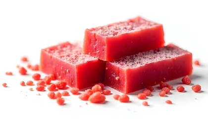 Turkish Delight isolated on white background