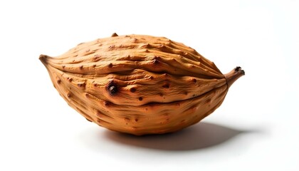 Cocoa pod on a isolated white background