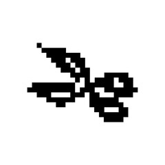 Fototapeta premium pixelate scissor icon