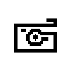 pixelate digital camera icon