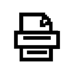 pixelate print icon