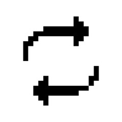 pixelate reload sign