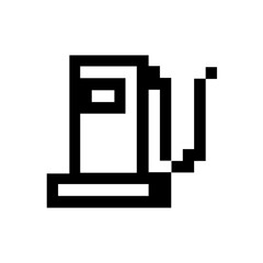 pixelate fuel gass station
