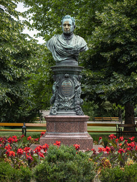 Andreas Zelinka Monument in Vienna's Stadtpark, Austria
