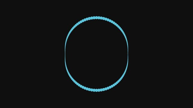 A unit circle is transformed into a lemniscate (infinity symbol) using complex mapping.