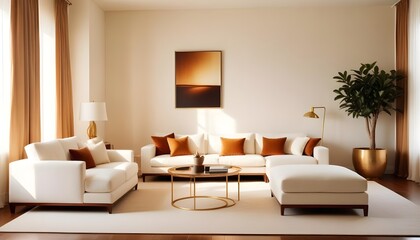 Photo interior modern design room 3d illustration