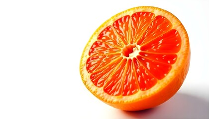 Grapefruit citrus fruit isolated on white background