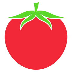 red tomato vector illustration