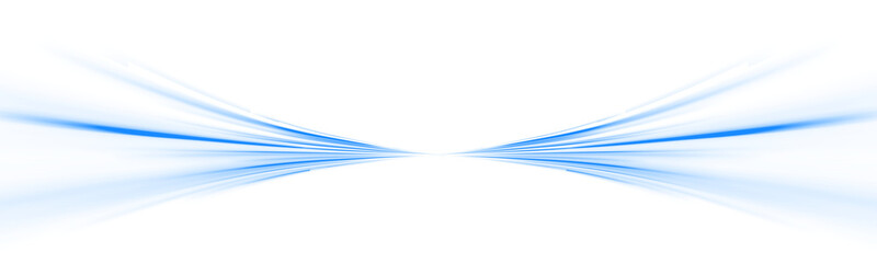 PNG bright car beam on colorful city background with speed blur, motion curve and blue trail streak, PNG dark highway light design for futuristic street and dynamic night traffic effect.