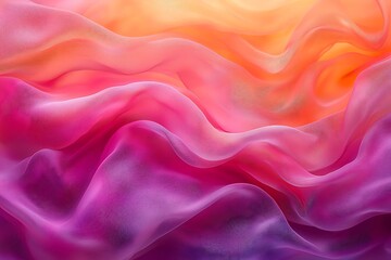 Obraz premium Soft, flowing fabric in ombre hues