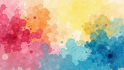 Obraz premium Abstract watercolor wash creates a faded, unified backdrop , light, illustration, brushstrokes