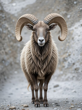 Arrui o Muflon del Atlas - Barbary sheep