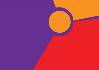 Vibrant abstract for background. Orange, red, and purple geometric shapes for banners, cover, and artwork design.