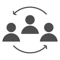 Collaboration  Icon Element For Design