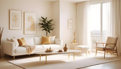 Photo interior modern design room 3d illustration