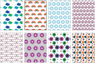 Pattern templet design vector file
