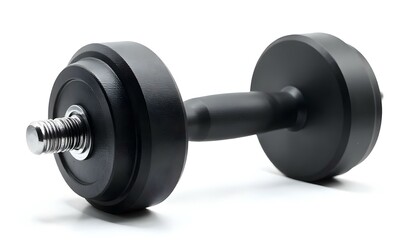 dumbbell for fitness isolated on white background