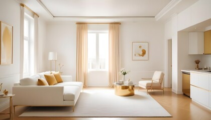 Photo interior modern design room 3d illustration