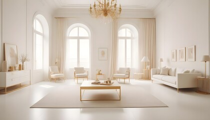 Photo interior modern design room 3d illustration