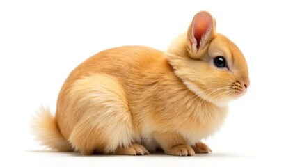 Fototapeta premium Golden brown, fluffy bun isolated on white background, overhead, flour