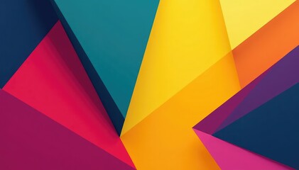 Fototapeta premium Geometric abstract shapes, bold color blocks, modern design , home pattern, wallpaper, modern pattern