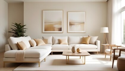 Photo interior modern design room 3d illustration