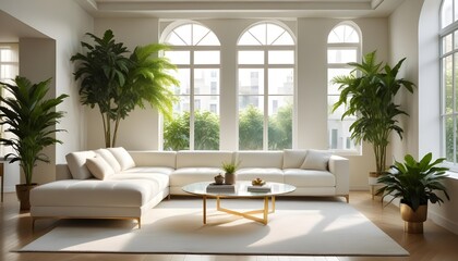Photo interior modern design room 3d illustration