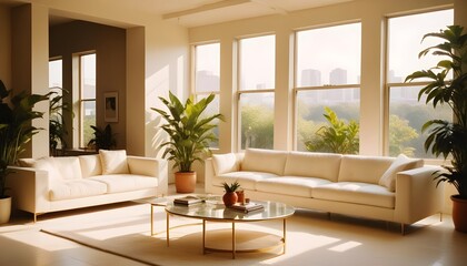 Fototapeta premium Photo interior modern design room 3d illustration