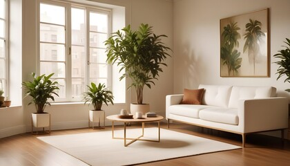 Photo interior modern design room 3d illustration