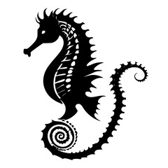 Fototapeta premium black dragon vector illustration