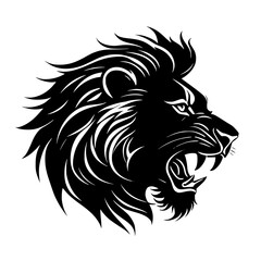 lion head vector 