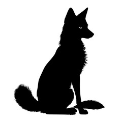 Obraz premium black cat vector