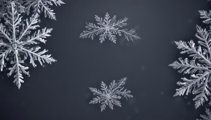 Elegant snowflake border, Christmas card vector  Festive winter pattern ,  background,  border