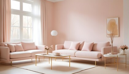 Fototapeta premium Photo interior modern design room 3d illustration