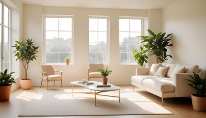 Photo interior modern design room 3d illustration