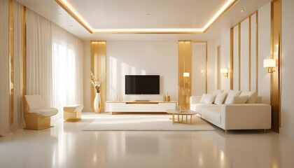 Photo interior modern design room 3d illustration