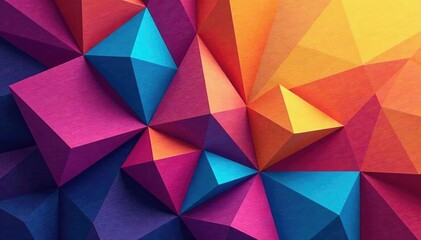 Obraz premium Abstract colorful geometric shapes forming a repeating design , color, background, repeat