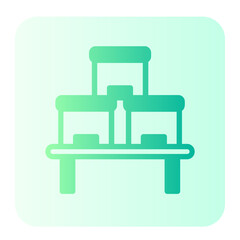 supply chain gradient icon