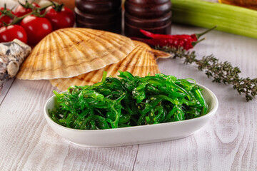 Japanese Chuka Wakame with sesame seeds