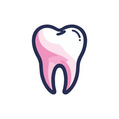 tooth illustration vector logo