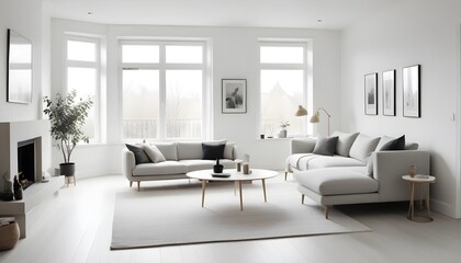 Photo interior modern design room 3d illustration