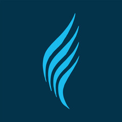 Obraz premium vector illustration of an angel wings