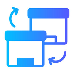 replacement gradient icon