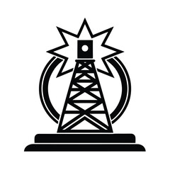 wind turbine silhouette